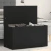 FIMEI Coffre De Rangement Noir 84x42x46 Cm Bois D'ingénierie -ATMOSPHERA || VIDAXL || Safavieh Soldes 60965297 1