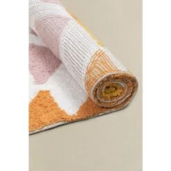 Tapis En Coton (140x70 Cm) Tuyen SKLUM Moutarde -ATMOSPHERA || VIDAXL || Safavieh Soldes 61468081 4