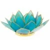 Porte Bougie Fleur De Lotus Bleu Et Or 5 ème Chakra 1 Porte Bougie Fleur De Lotus Bleu Et Or 5 ème Chakra -ATMOSPHERA || VIDAXL || Safavieh Soldes 62057893 1