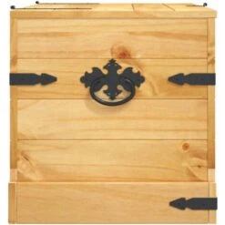 Coffre De Rangement Pin Mexicain Gamme Corona 91x49,5x47 Cm VidaXL -ATMOSPHERA || VIDAXL || Safavieh Soldes 6272583 5