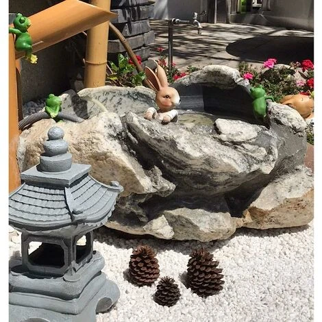 Lanterne Japonaise Exterieure Jardin, Solaire Exterieure Décoratifs Jardin Zen Statue Lanterne Pagode,Créatif Cadeau Vintage Artisanat,Solaire Lumières Décoration Lampe,17 34 Cm 7 Lanterne Japonaise Exterieure Jardin, Solaire Exterieure Décoratifs Jardin Zen Statue Lanterne Pagode,Créatif Cadeau Vintage Artisanat,Solaire Lumières Décoration Lampe,17 34 Cm – Image 5