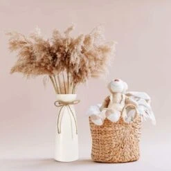 Vase En Céramique, Grand Vase à Fleurs Blanc, Décoration Vase De Table Moderne, Vase Décoratif De Haute Qualité, Pour Maison, Fête, Centre De Table De Mariage(23cm) -ATMOSPHERA || VIDAXL || Safavieh Soldes 64223825 4