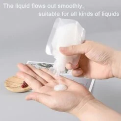 Pochettes De Voyage Vides Rechargeables à Clapet, Bouteilles De Voyage Vides, Pochettes D'emballage Pour Lotion/shampooing/crème Pour Le Visage/savon Pour Les Mains/masque De Boue, Lot De 4 -ATMOSPHERA || VIDAXL || Safavieh Soldes 64469096 4