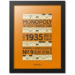 Impression Encadrée 30x40 Cm Monopole 1935