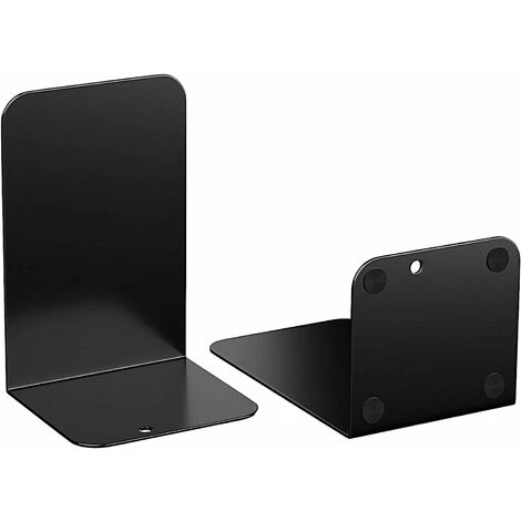 Serre-livres, Serre-livres En Métal Noir Pour Livres Lourds, (2pcs, 5.3x7.8x4) BF 5 Serre-livres, Serre-livres En Métal Noir Pour Livres Lourds, (2pcs, 5.3x7.8x4) BF – Image 3