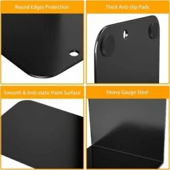 Serre-livres, Serre-livres En Métal Noir Pour Livres Lourds, (2pcs, 5.3x7.8x4) BF 10 Serre-livres, Serre-livres En Métal Noir Pour Livres Lourds, (2pcs, 5.3x7.8x4) BF -ATMOSPHERA || VIDAXL || Safavieh Soldes 65273140 4