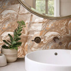 Lot De 4 Autocollants Pour Carrelage En Marbre Pour Salle De Bain Et Cuisine 30X15cm Multicolorehttps://cbu01.alicdn.com/img/ibank/O1CN01Q6A50S1asplUdswkT2817143386-0-cib.jpg，KoleZy -ATMOSPHERA || VIDAXL || Safavieh Soldes 65383048 3