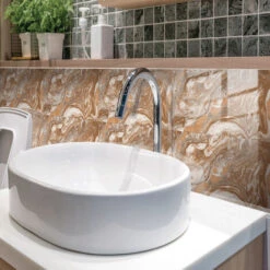 Lot De 4 Autocollants Pour Carrelage En Marbre Pour Salle De Bain Et Cuisine 30X15cm Multicolorehttps://cbu01.alicdn.com/img/ibank/O1CN01Q6A50S1asplUdswkT2817143386-0-cib.jpg，KoleZy -ATMOSPHERA || VIDAXL || Safavieh Soldes 65383048 4