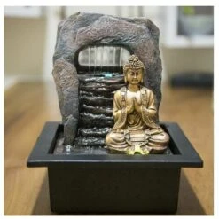 Fontaine Zen DAO - H 25 Cm - LED - Livraison Gratuite