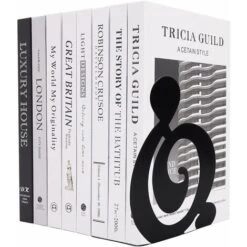 3 Paires De Serre-livres En Métal Support D'étagère Support De Serre-livres Serre-livres Anti-dérapant Pour Enfants Ado Organisateur De Livres Pour La Maison Bureau école Bibliothèque Noir -ATMOSPHERA || VIDAXL || Safavieh Soldes 65504380 5