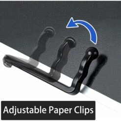 Support De Lecture Noir Plateau Support Inclinable Réglable 360 Hauteur Et Angle Réglables Pupitre Repose-livre Pliable Portable Pour La Plupart Des Livres Papier Et Tablettes Et Recettes -ATMOSPHERA || VIDAXL || Safavieh Soldes 65504476 3