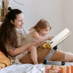 Support De Lecture Noir Plateau Support Inclinable Réglable 360 Hauteur Et Angle Réglables Pupitre Repose-livre Pliable Portable Pour La Plupart Des Livres Papier Et Tablettes Et Recettes -ATMOSPHERA || VIDAXL || Safavieh Soldes 65504476 4