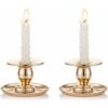 Lot De 2 Bougeoirs En Laiton Doré En Métal Pour Bougies, Chandeliers, Bougies Chauffe-plat Et Bougies Piliers – Pour Vitrine Et Manteau De Cheminée 1 Lot De 2 Bougeoirs En Laiton Doré En Métal Pour Bougies, Chandeliers, Bougies Chauffe-plat Et Bougies Piliers – Pour Vitrine Et Manteau De Cheminée -ATMOSPHERA || VIDAXL || Safavieh Soldes 65505537 1
