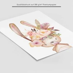 Lot De 3 Affiches Pour Chambre D'enfant/bébé Format Décoration Pour Garçon Et Fille Animaux De La Forêt Chevreuil Renard Lièvre Lefou -ATMOSPHERA || VIDAXL || Safavieh Soldes 65843265 3