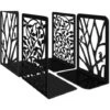 Serre Livres En Métal Presse Cale Bloque Livre Design, Signet Inclus, Bookends Robustes Pour étagère, Bibliothèque, Bureau, Écoles, Librairie, Lot De 4 2 Serre Livres En Métal Presse Cale Bloque Livre Design, Signet Inclus, Bookends Robustes Pour étagère, Bibliothèque, Bureau, Écoles, Librairie, Lot De 4 -ATMOSPHERA || VIDAXL || Safavieh Soldes 66651966 1