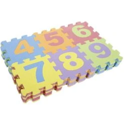 Hofuton 36PCS Puzzle Tapis Mousse, Tapis De Jeu Très Résistant Pour Enfants, Jeu Tapis De Puzzles Pour Bébé, Non Toxique, Alphabets & Chiffres, EVA Multicolore -ATMOSPHERA || VIDAXL || Safavieh Soldes 66734038 4