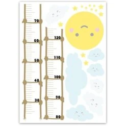 Sticker Enfant Nuages - 70 X 50 Cm - 70 X 50 X 0,1