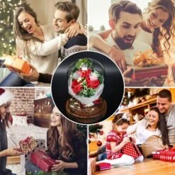 La Belle Et La Bête Rose Coffret Cadeau, Roses éternelles, Rose En Soie Rouge Et Lumière LED Pour Décoration D'intérieur, Anniversaire, Mariage, Saint Valentin, Fête Des Mères, Anniversaire, Jour De N -ATMOSPHERA || VIDAXL || Safavieh Soldes 66998904 5