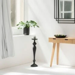 Bougeoir Haut XXL En Métal Noir H 72 Cm Tosca -ATMOSPHERA || VIDAXL || Safavieh Soldes 67620441 4