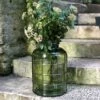 Bonbonne Art Déco En Verre Recyclé Vert Olive 12,5L - Zelda