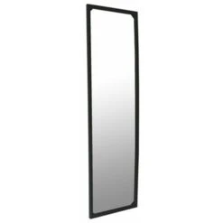 Miroir Psyché Rectangulaire En Métal Noir 46 X 165 Cm - Bricklane