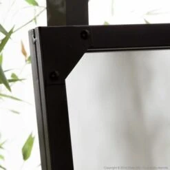 Miroir Psyché Rectangulaire En Métal Noir 46 X 165 Cm - Bricklane -ATMOSPHERA || VIDAXL || Safavieh Soldes 67620581 4