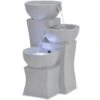 Fontaine De Jardin Fontaine D'intérieur - Avec Lampe LED Polyrésine 2 Fontaine De Jardin Fontaine D'intérieur - Avec Lampe LED Polyrésine -ATMOSPHERA || VIDAXL || Safavieh Soldes 67652319 1
