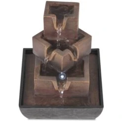 Fontaine Extérieur De Jardin Avec Lampe LED Polyrésine -ATMOSPHERA || VIDAXL || Safavieh Soldes 67652321 3