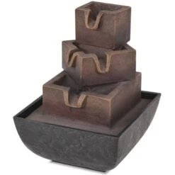 Fontaine Extérieur De Jardin Avec Lampe LED Polyrésine -ATMOSPHERA || VIDAXL || Safavieh Soldes 67652321 4