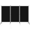 Paravent Cloison De Séparation / 3 Panneaux Noir 260x180 Cm -ATMOSPHERA || VIDAXL || Safavieh Soldes 67652564 1