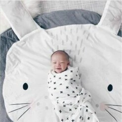 Tapis D'éveil En Coton Pour Bébé - Grand, Doux Et Rembourré - 90 x 90 cm -ATMOSPHERA || VIDAXL || Safavieh Soldes 68201353 4