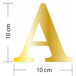 Lettre Miroir Or Décorative Plexiglass. Lettrage Or Adhésif Plastique. Lettre Autocollante Pour Prénom, Décoration Mariage, Enseigne - A - 10 Cm 9 Lettre Miroir Or Décorative Plexiglass. Lettrage Or Adhésif Plastique. Lettre Autocollante Pour Prénom, Décoration Mariage, Enseigne - A - 10 Cm -ATMOSPHERA || VIDAXL || Safavieh Soldes 68611455 3