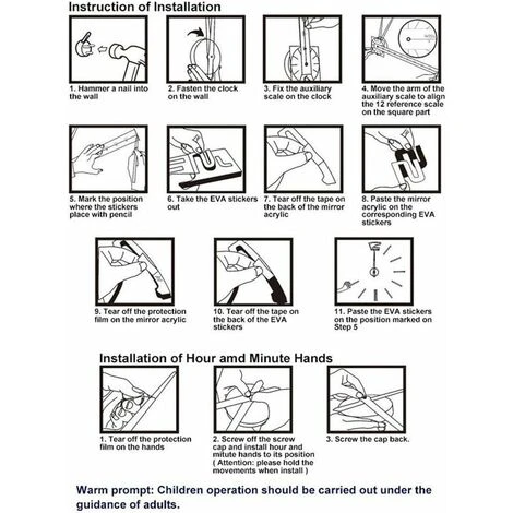 MINKUROW Moderne DIY Grand Pendule Murale Chiffres Romains Big Montre Stickers 3D Horloge Montre Murale Home Office Décoration Amovible (Batterie Non Inclus) Doré 70-120cm 7 MINKUROW Moderne DIY Grand Pendule Murale Chiffres Romains Big Montre Stickers 3D Horloge Montre Murale Home Office Décoration Amovible (Batterie Non Inclus) Doré 70-120cm – Image 5