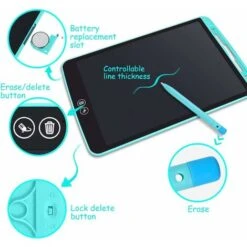 Déstockage Tableau D'écriture LCD, Tablette D'écriture Partiellement Effaable De 8,5 Pouces Tableau D'écriture électronique LCD Avec Bouton De Suppression De Verrouillage Adapté Aux Bureaux D'écoles 10 Déstockage Tableau D'écriture LCD, Tablette D'écriture Partiellement Effaable De 8,5 Pouces Tableau D'écriture électronique LCD Avec Bouton De Suppression De Verrouillage Adapté Aux Bureaux D'écoles -ATMOSPHERA || VIDAXL || Safavieh Soldes 69251913 4