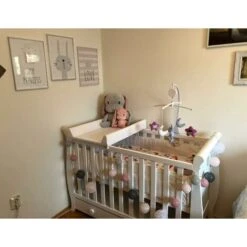 Tableaux Pour Chambre Bebe Fille Rose Affiches Citation Enfant Lapin Couronne Princesse Amour Poster Cadeaux Anniversaire Sans Cadre L(40X50CM) Lot De 3 Multicolore -ATMOSPHERA || VIDAXL || Safavieh Soldes 69546660 4