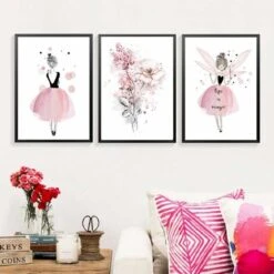 Affiches D��coration Chambre Fille Princesse Rose Fleur Tableaux Murales Posters Enfants Peinture Sur Toile Cadeaux L(40X50CM) Lot De 3 Rose 10 Affiches D��coration Chambre Fille Princesse Rose Fleur Tableaux Murales Posters Enfants Peinture Sur Toile Cadeaux L(40X50CM) Lot De 3 Rose -ATMOSPHERA || VIDAXL || Safavieh Soldes 69546972 4
