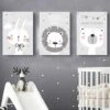 Tableau Bebe Garcon Posters Nordique Affiches Enfant Chambre Animaux Lion Ours Lapin Dessins Peinture Sur Toile D��coration Murale Cadeaux S(20X30CM) 3pcs Gris 2 Tableau Bebe Garcon Posters Nordique Affiches Enfant Chambre Animaux Lion Ours Lapin Dessins Peinture Sur Toile D��coration Murale Cadeaux S(20X30CM) 3pcs Gris -ATMOSPHERA || VIDAXL || Safavieh Soldes 69547326 1