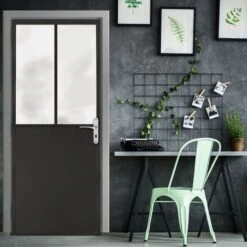 Sticker Décoratif Pour Porte, Trompe L'oeil Porte Atelier Noir, Style Industriel, 204 Cm X 83 Cm 9 Sticker Décoratif Pour Porte, Trompe L'oeil Porte Atelier Noir, Style Industriel, 204 Cm X 83 Cm -ATMOSPHERA || VIDAXL || Safavieh Soldes 69654016 3