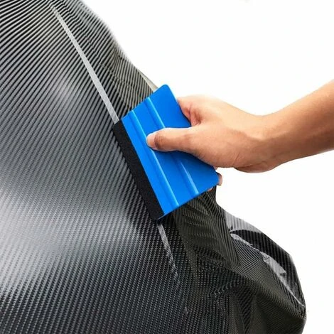 Raclette à Bord En Feutre, Outil D'emballage En Vinyle De Voiture De 4 Pouces, Raclette En Vinyle, Outil De Grattoir Droit En Vinyle Pour Film Teinté De Fenêtre En Vinyle De Voiture (bleu) 7 Raclette à Bord En Feutre, Outil D'emballage En Vinyle De Voiture De 4 Pouces, Raclette En Vinyle, Outil De Grattoir Droit En Vinyle Pour Film Teinté De Fenêtre En Vinyle De Voiture (bleu) – Image 5