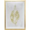 Affiche Encadrée Feuille D'or Or 50 X 70 Cm -ATMOSPHERA || VIDAXL || Safavieh Soldes 70537846 1