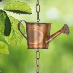 Chaîne De Pluie De Bouilloire Anneaux En Métal Chaînes De Pluie De Bouilloires Chaîne De Attrape-pluie Décorative à Suspendre -ATMOSPHERA || VIDAXL || Safavieh Soldes 71066599 4