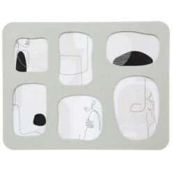 ATMOSPHERA Pêle-Mêle 6 Photos Déco Organic 43cm Vert