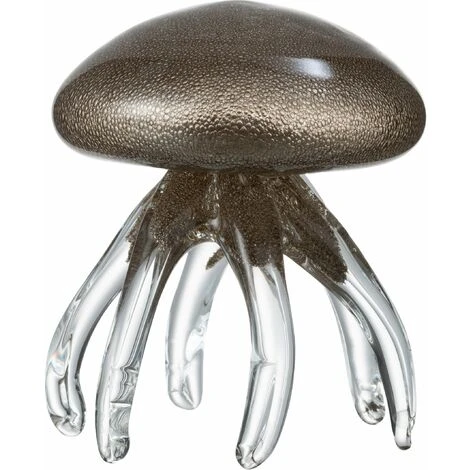 Méduse Verre Marron H. 13 Cm 3 Méduse Verre Marron H. 13 Cm