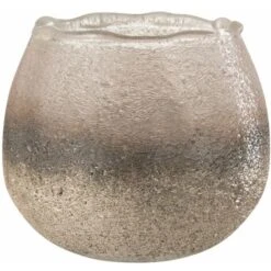 Photophore Camille Verre Rose Small H. 8,5cm