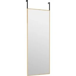 Miroir De Porte | Miroir Déco Pour Salle De Bain Salon Chambre Ou Dressing Doré 30x80 Cm Verre Et Aluminium 89118 -ATMOSPHERA || VIDAXL || Safavieh Soldes 72149545 3