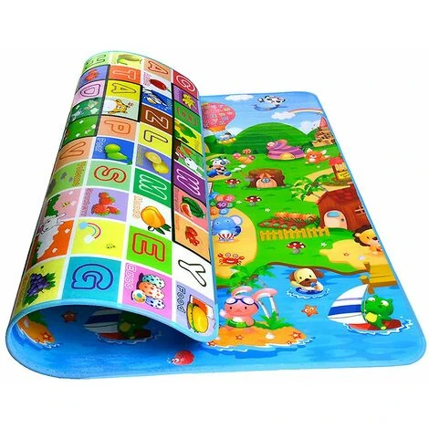 Tapis De Jeu, 200 X 180 Cm Grand Tapis Rampant Antidérapant Pliable, Double Face Tapis Rampant Bébé Tout-petit Jouable, Comme Couverture Rampante Pour L'enfant 3 Tapis De Jeu, 200 X 180 Cm Grand Tapis Rampant Antidérapant Pliable, Double Face Tapis Rampant Bébé Tout-petit Jouable, Comme Couverture Rampante Pour L'enfant