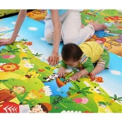 Tapis De Jeu, 200 X 180 Cm Grand Tapis Rampant Antidérapant Pliable, Double Face Tapis Rampant Bébé Tout-petit Jouable, Comme Couverture Rampante Pour L'enfant 9 Tapis De Jeu, 200 X 180 Cm Grand Tapis Rampant Antidérapant Pliable, Double Face Tapis Rampant Bébé Tout-petit Jouable, Comme Couverture Rampante Pour L'enfant -ATMOSPHERA || VIDAXL || Safavieh Soldes 72168141 3
