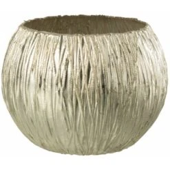 Photophore Verre Argent Extra Small H. 8cm