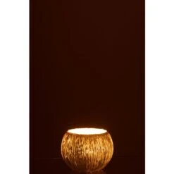 Photophore Verre Argent Extra Small H. 8cm -ATMOSPHERA || VIDAXL || Safavieh Soldes 72231136 3