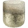 Photophore Verre Casse Argent Extra Small H. 10cm -ATMOSPHERA || VIDAXL || Safavieh Soldes 72231235 1